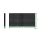 Waveshare RGB Full Color LED Matrix Panel 4mm Pitch 64×32 Pixels Adjustable Brightness