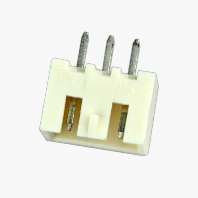 3 Pin JST XH Male Connector With Lock – 2.54mm pitch