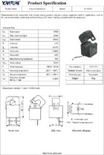 YHDC SCT016S 200A100mA Split Core Current Transformer 4