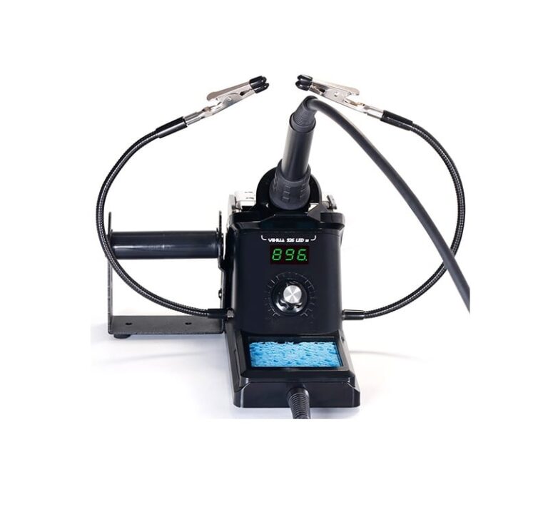 YIHUA 926led iii 60w Digital Soldering Iron Station with 2 Helping Hands Adjustable Soldering Iron Tools 5