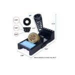 YIHUA X 4 Premium Soldering Iron Holder with Brass Wool Cleaning Sponge and Solder Tip Slots 2