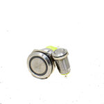 Yellow 22 mm 12V 24 V LATCHING Metal Switch 4