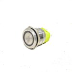 Yellow 22 mm 12V 24 V LATCHING Metal Switch 5