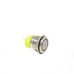 Yellow 22 mm 12V 24 V LATCHING Metal Switch 7