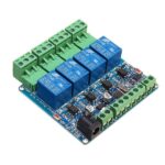 12V Modbus RTU 4,  Channels Relay Module,  Input Optocoupler,  Isolation RS485 MCU for,  Arduino