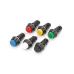 all colour White PBS 11A 12MM 2PIN Self Locking switch