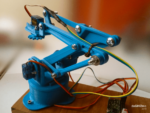 Techno-Tirupati; Robotic Arm With Gripper(only 3D Printed plastic parts) with All Nuts & Bolts Included,  Servos and controller Not Included.