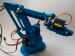 Techno-Tirupati; Robotic Arm With Gripper(only 3D Printed plastic parts) with All Nuts & Bolts Included,  Servos and controller Not Included.