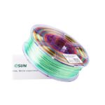 esun esilk pla rainbow multicolor 3d printer filament 175mm 1kg 1