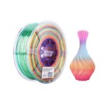 esun esilk pla rainbow multicolor 3d printer filament 175mm 1kg