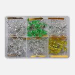 LED Kit – Combo of 6 Colours / 50 pcs Each with Free Resistors and Box