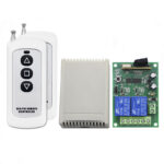 12V/24V 433mhz Frequency wireless remote motor Forward Reverse 2 Channel control switch