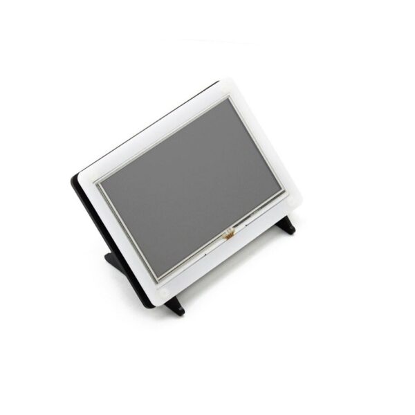 Waveshare 5inch Resistive Touch Screen LCD (B) with Bicolor Case,  800×480,  HDMI,  Low Power