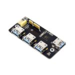 Waveshare PCIe TO USB 3.2 Gen1 Adapter,  for Raspberry Pi Compute Module 4 IO Board,  4x HS USB