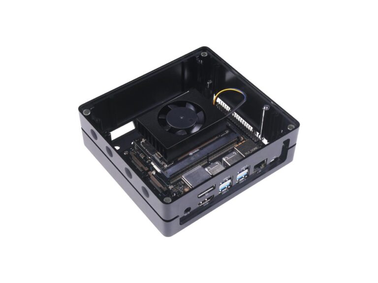 reComputer Jetson 20 1 H1 with Jetson Xavier NX module Aluminium case pre installed JetPack System 9