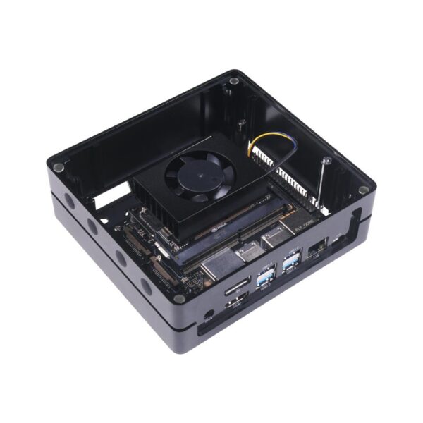 reComputer Jetson 20 1 H2 with Jetson Xavier NX module Aluminium case pre installed JetPack System 8