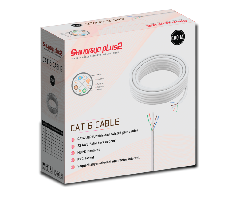 Robozar 18 CAT6 Ethernet Cable Gray SP2CAT6-UTP 100 Meter