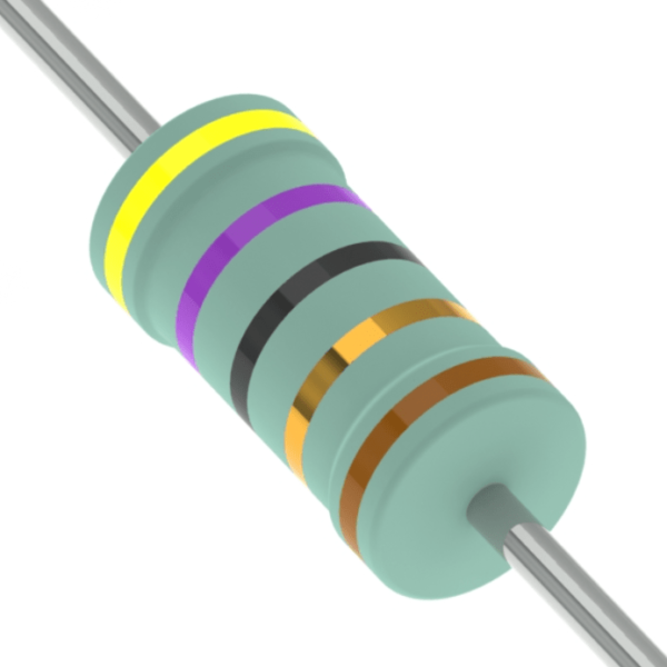 WS2M47R0J 47 Ohm 2W Wirewound Resistor