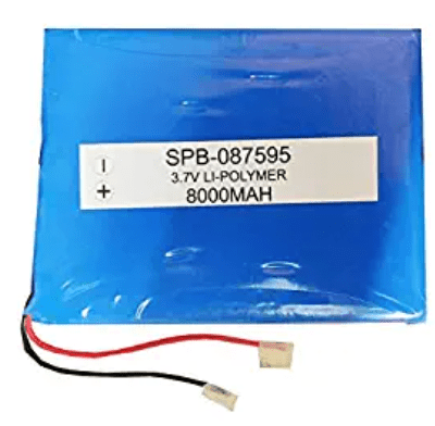 3.7V 8000mAh Lipo Rechargeable Battery