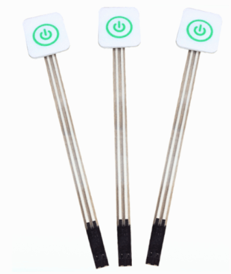 One key ON OFF Momentary PET PVC Membrane Matrix Keypad
