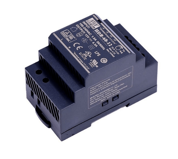HDR 60-12 Mean Well 12V SMPS Din Rail Power Supply