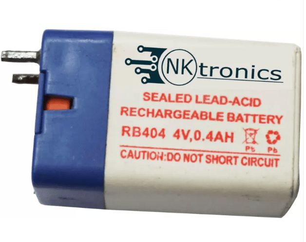 Robozar 18 4V 400mah Ni-Cd lead sealed acid type rechargeable battery