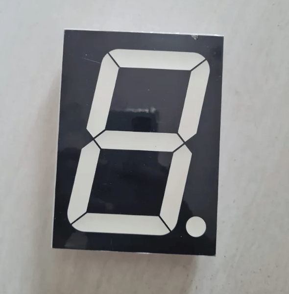 4.7 x 3.5 Inch Red Seven Segment Display (Common Anode)