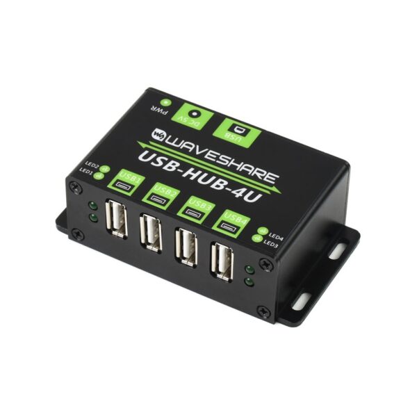 Waveshare Industrial Grade USB HUB,  Extending 4x USB 2.0 Ports